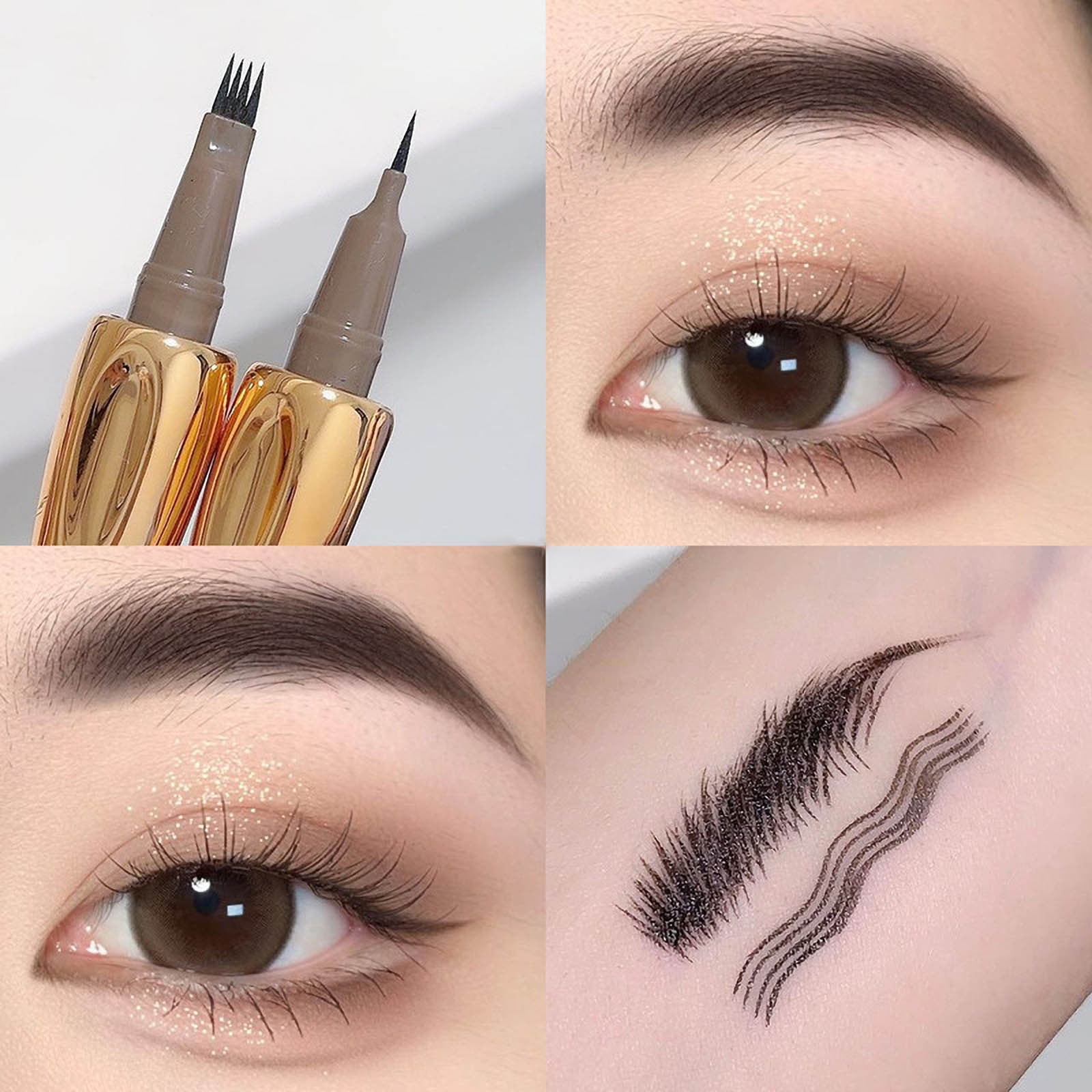 Magic Eyebrow Pencil, Waterproof Microblading Eyebrow Pencil, Sweat