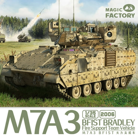 Magic Factory 2006 1/ 35 M7A3 Bradley FIST (Fire Support Team Vehicle) Assembly Model