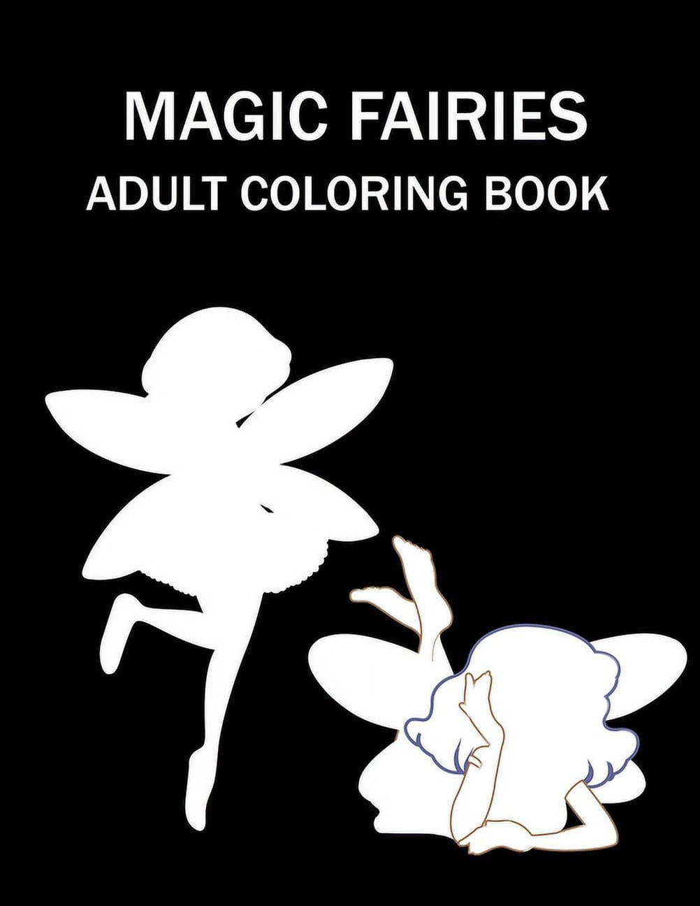 Magic Fairies Adult Coloring Book (Paperback)
