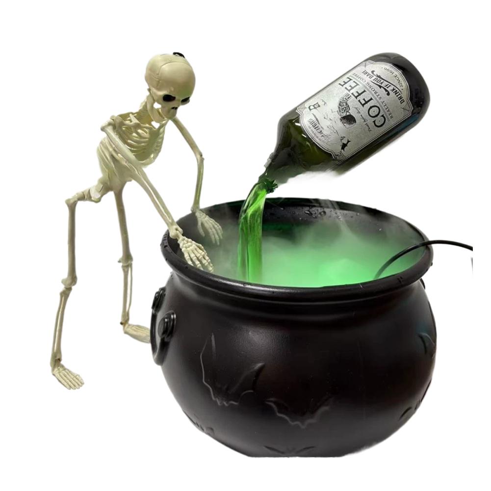 Magic Floating Potion Bottle – LED Fog Maker Diffuser with Skeleton ...