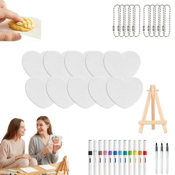 Magic Foam Texture Painting Kit, 2026 Upgrade Magic 3D Foam Texture Paper Painting Kit, Magic Puffy Paint Kit 12 Colorful Acrylic Paint Markers, for Fun DIY Art 3D Painting Kits