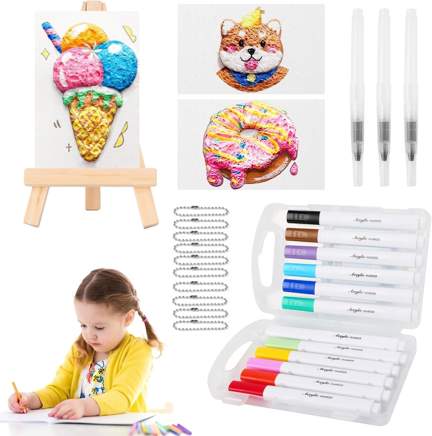 Magic Foam Texture Painting Kit, Magical 3D Effect Texture Painting Kit ...