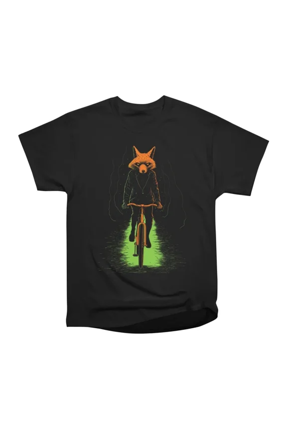 Magic Fox On Wheels T-Shirt Tee Gift For Him Merch For Her Apparel For Friend