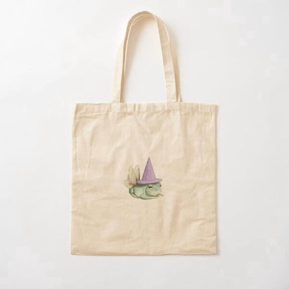 Magic Frog Canvas Tote Bags, Reusable Shopping Bag