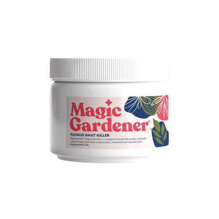 Magic Gardener Fungus Gnat Killer - 4 oz Jar by Mycorrhizal Applications