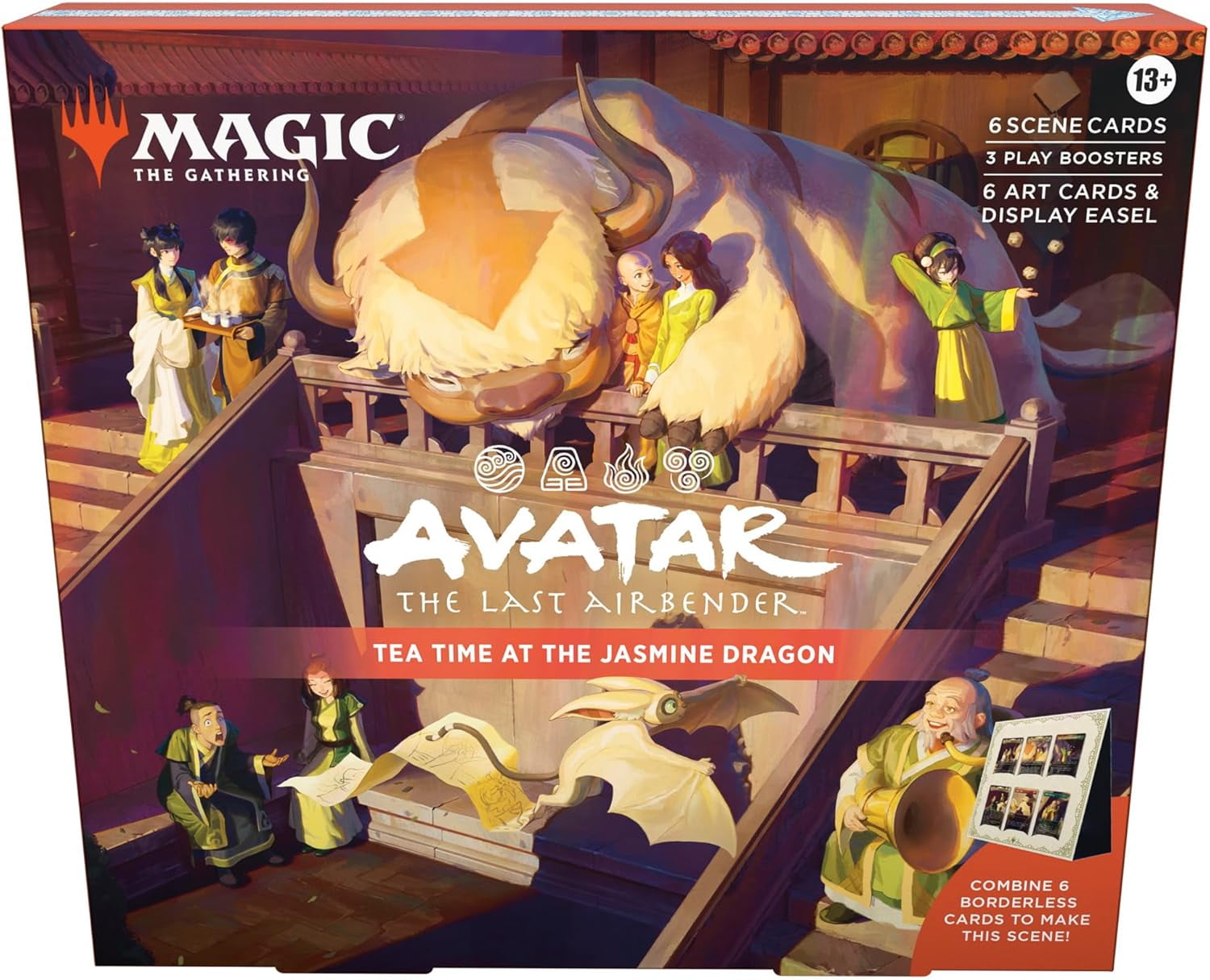 Avatar Last Airbender Magic The Gathering Tea Time at Jasmine Dragon Scene Box