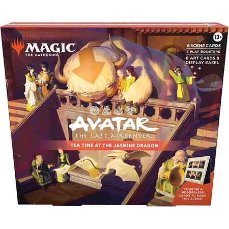 Avatar Last Airbender Magic The Gathering Tea Time at Jasmine Dragon Scene Box