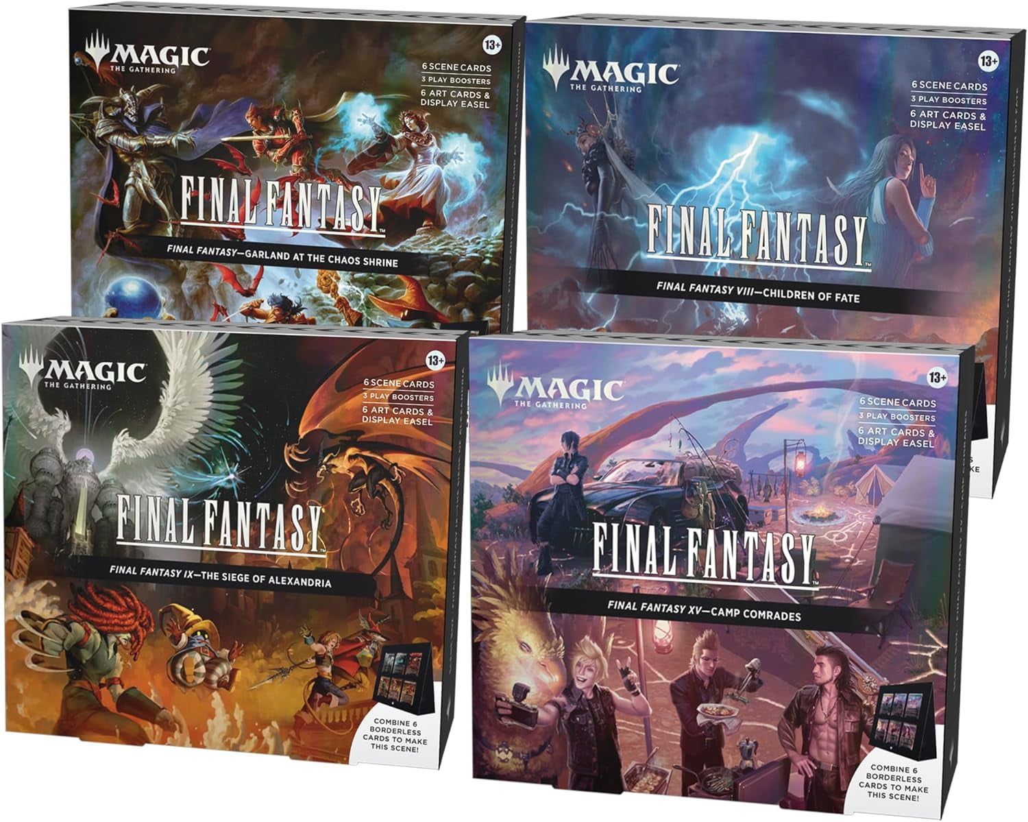 FINAL FANTASY MAGIC 4パックセット Magic: The Gathering Final Fantasy Scene Box Bundle - All 4 Scene