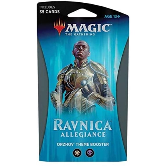 Magic The Gathering: Ravnica Allegiance - Theme Booster Pack - Orzhov, Enhance your Orzhov deck with 35 cards from Ravnica Allegiance, including at least one.., By Brand MTG
