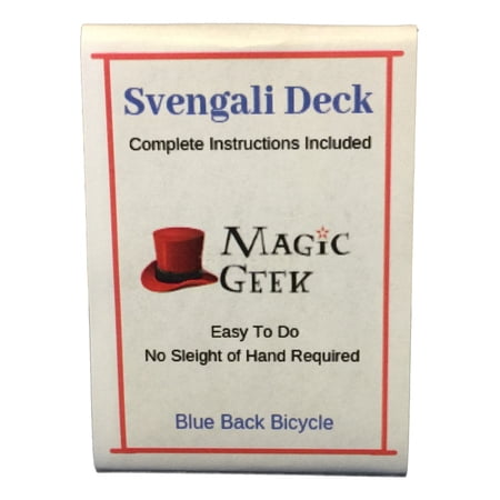 Magic Geek Svengali Deck Trick, (Blue, 2 Pack)
