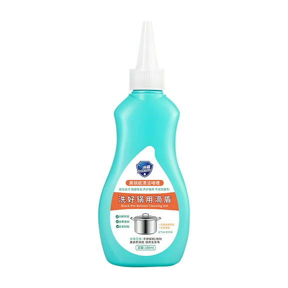 Magic Gel Cleaner for Pot Bottom,New Gel Cleaner for Cookware Bottom,Black Pot Bottom Cleaning Gel,Magic Gel Cleaner for Pots and Pans, Stainless Steel Pan Cleaner