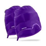 Magic Gel Migraine Ice Head Wrap | Real Migraine & Headache Relief | The Original Headache Cap | Cold, Comfortable, Dark & Cool; Endorsed by Physicians, Loved by Thousands - 2 Pack, Purple
