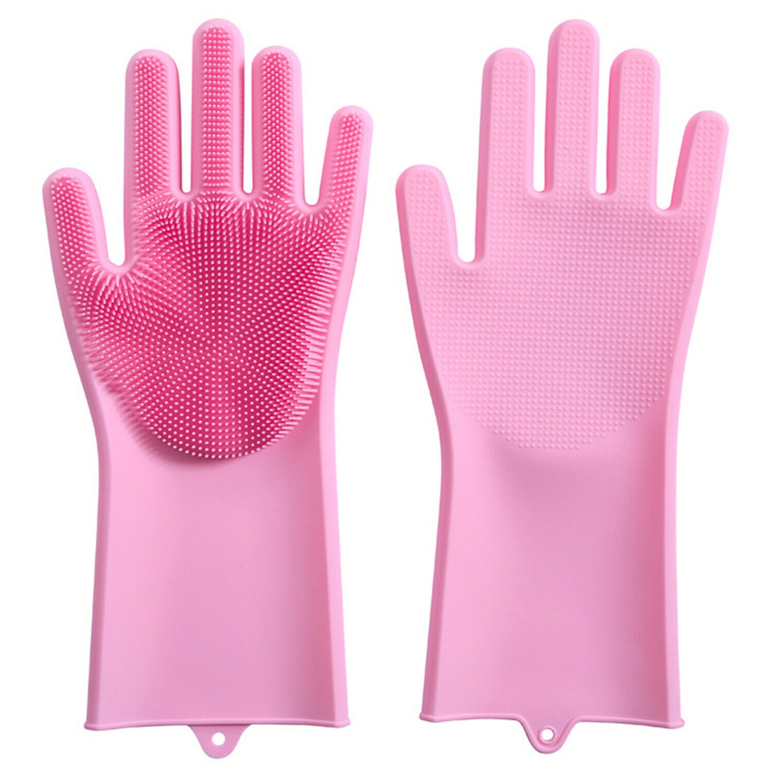 Scrub Buddies Ladies Kitchen Bathroom Dishes Floors All Purpose Cleaning  Gloves Pink 2 Pack