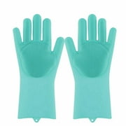 Magic Gloves for Scrubbing Dishes, Dishwashing Gloves With Scrubbers, Dish Gloves for Kitchen, Car Wash, and Pet Care Guantes Para Limpieza
