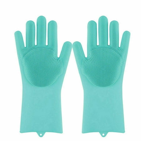 Magic Gloves for Scrubbing Dishes, Dishwashing Gloves With Scrubbers, Dish Gloves for Kitchen, Car Wash, and Pet Care Guantes Para Limpieza