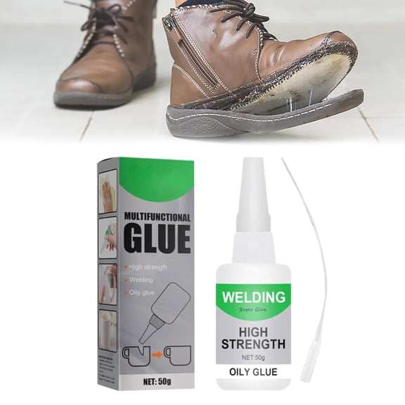 Magic Glue Strong & Fast Waterproof, Welding High Strength Oily Glue, Waterproof & High-Temperature Resistant Universal Repair Adhesive for Plastic, Wood, Ceramics