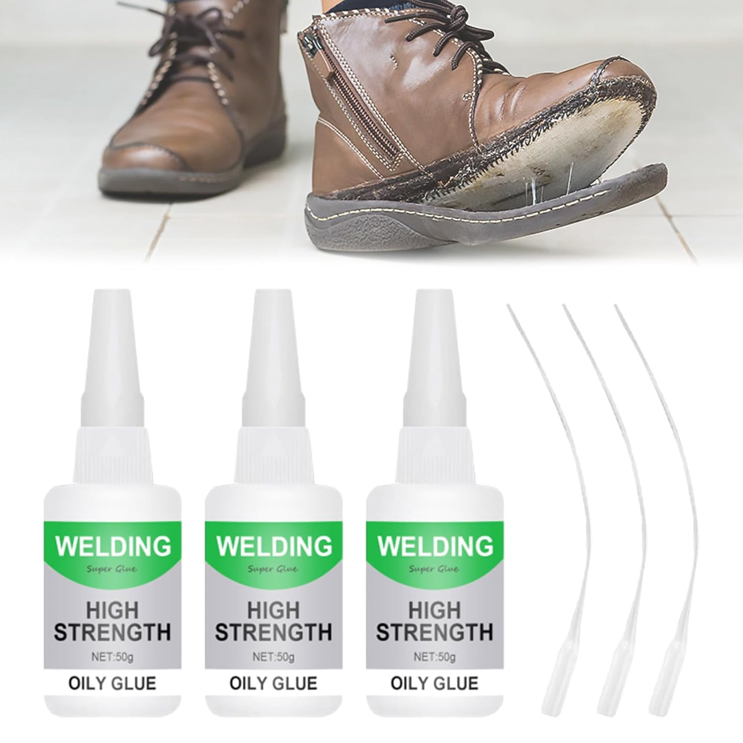 Magic Glue Strong & Fast Waterproof, Welding High Strength Oily Glue, Waterproof & High-Temperature Resistant Universal Repair Adhesive for Plastic, Wood, Ceramics