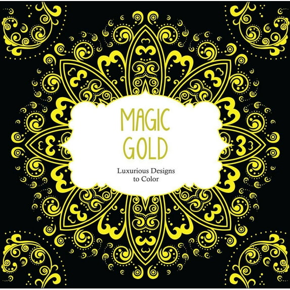 Magic Gold: Luxurious Designs to Color