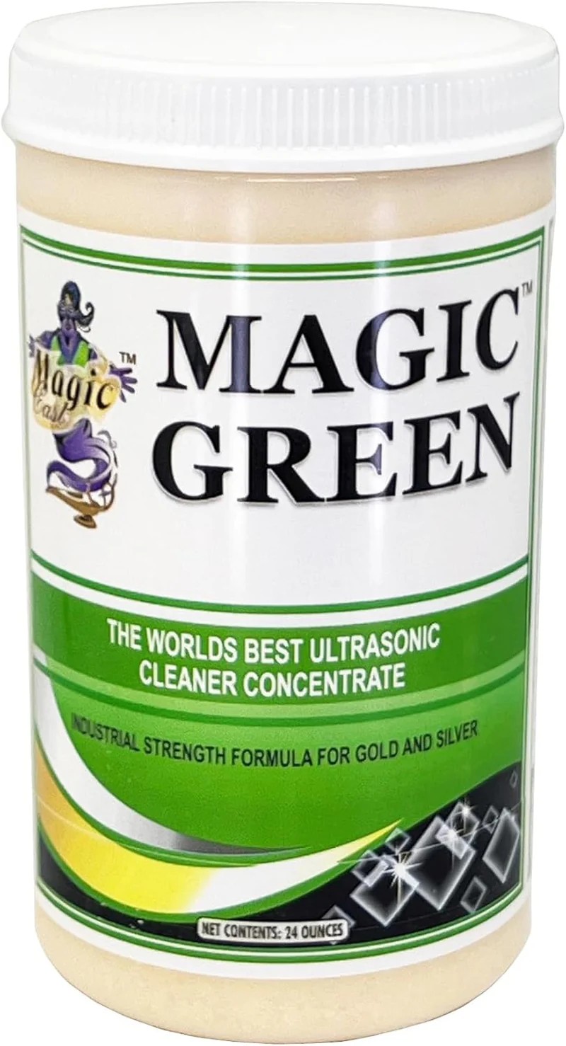 Magic Green Ultrasonic Cleaner 2 Lbs Jewelry Making Cleaning Concentrate - CLN-120.02