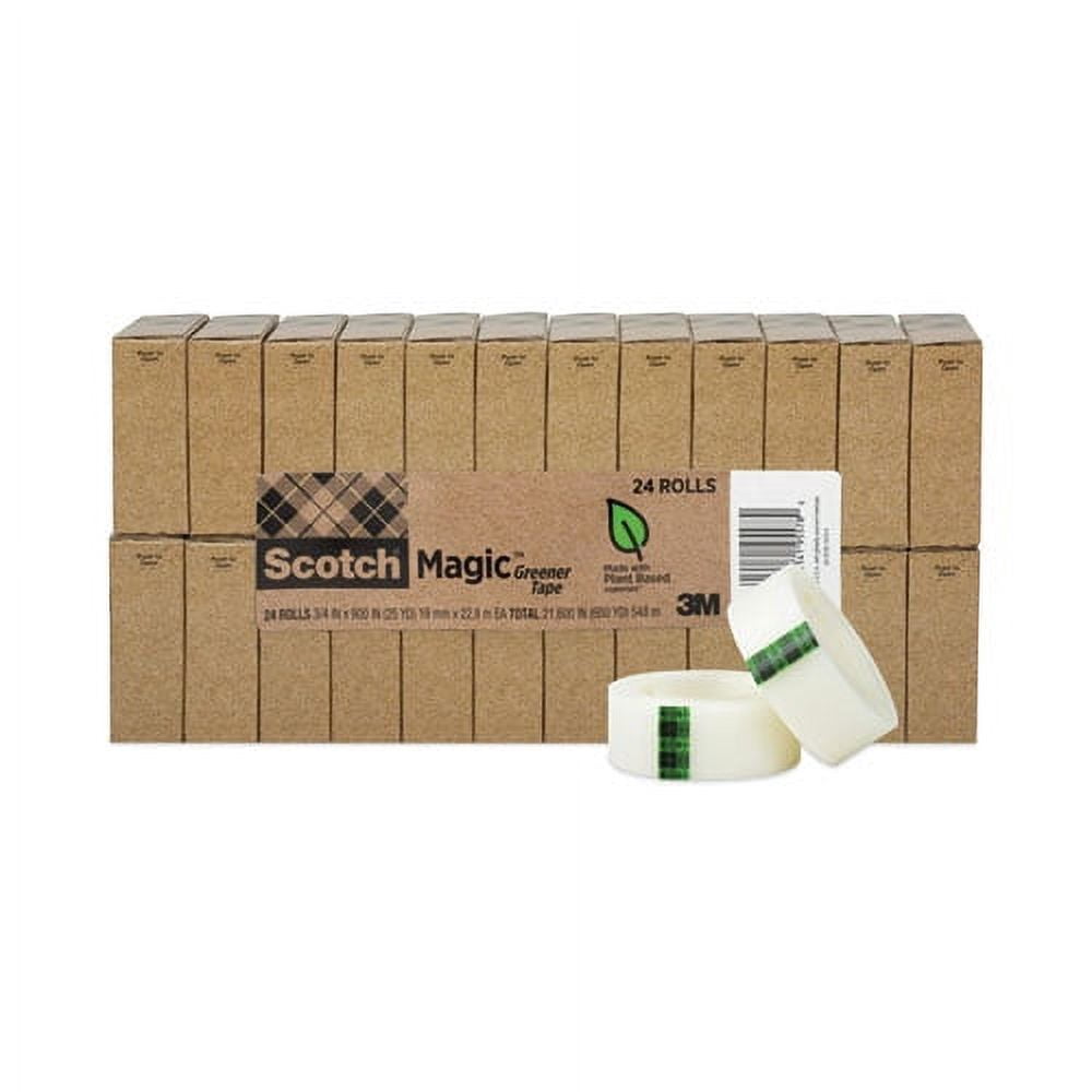"Magic Greener Tape, 1"" Core, 0.75"" X 75 Ft, Clear, 24/pack | Bundle of 5 Packs"