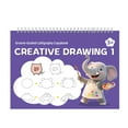 thumbnail image 1 of Magic Groove Practice Copybook, Reusable Magic Copybook, Handwriting Exercise Book With Numbers, Letters And Animals Tracing, Coil Spiral Binding, 7.28*10.24 Inches., 1 of 7