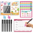 thumbnail image 1 of Magic Grooved Writing Practice, Large Grooved Handwriting Books Practice for Kids , Preschool Learning Activities, Tracing Books for Kids Ages 3-5, Preschool Workbook, Reusable Write Number Letter, 1 of 12