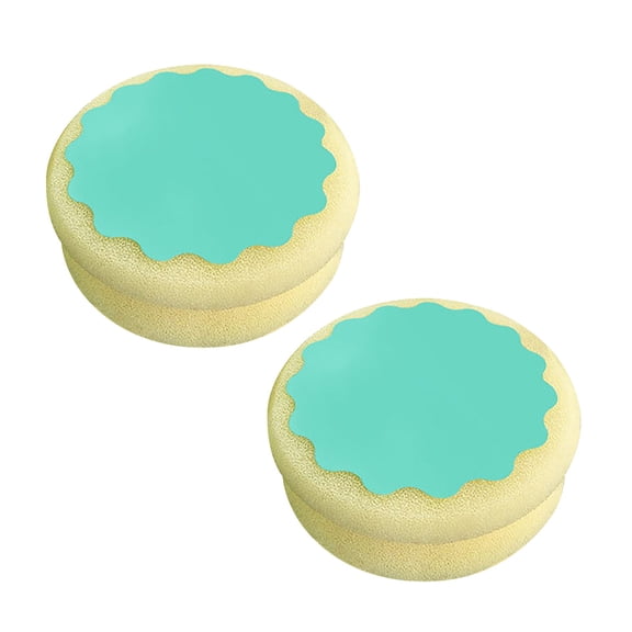 Magic Hair Removal Sponge Pad - 2PC Depilation Tool, Dual-Sided (Pink/Green), Skin-Friendly, Reusable for Smooth Skin