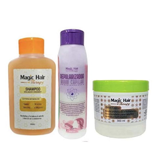 Magic Hair Therapy Shampoo Crecimiento, Repolarizador BOOM y Detox Capilar
