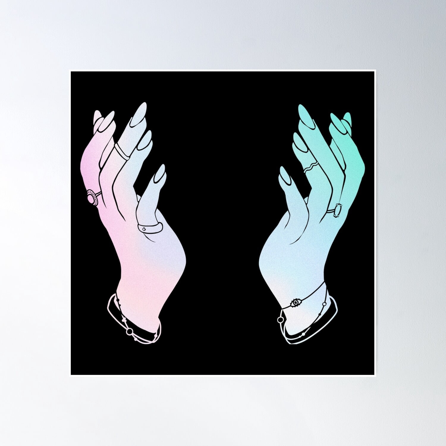 Magic Cclothes Magic Hands Poster Wall Art, Poster Only - Walmart.com