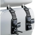 thumbnail image 1 of Magic Headrest Hooks for Car, Purse Hanger Headrest Hook Holder for Car Seat Organizer Behind Over the Seat Car Hooks-Hang Purse or Grocery Bags,Black,4Pack, 1 of 7