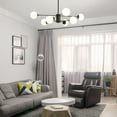 thumbnail image 1 of Magic Home 8 - Light Sputnik Modern Linear Chandelier Ceiling Mount, 1 of 6