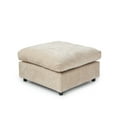 thumbnail image 1 of Magic Home Modern Chenille Movable Ottoman, Modular Sectional Sofa, 1 of 10