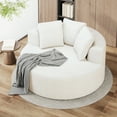 thumbnail image 1 of Magic Home Modern Lazy Sofa Foam Couch Sectional Sofa Togo Sofa Floor Sofa for Bedroom,Living Room,Apartment and Small Space,Single Seat Sofa,Beige, 1 of 13
