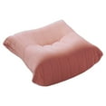 thumbnail image 1 of Magic Home Modern Sectional Sofa Togo Sofa Lazy Sofa Foam Couch Floor Sofa for Bedroom,Living Room,Apartment and Small Space,Ottoman,Pink, 1 of 6