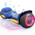thumbnail image 1 of MIHOVER 6.5" Kids Self Balancing Scooter All-Terrain- Ride on Toys UL 2272 Certified,LED Lights,Bluetooth Speaker,7.75mph,Max Load 176 lbs-Blue, 1 of 10