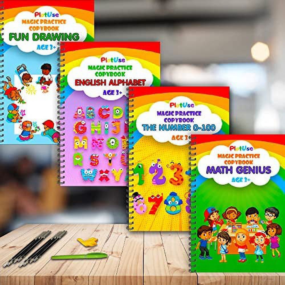 Channie's Magic Groove Book Set, Kids' 5 Reusable Activity Books - Channies