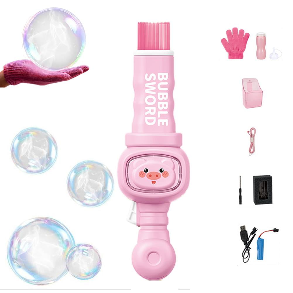 Magic Interactive Elastic Bubble Fog Wand Smoke Bubble Machine with Colorful Fog & Interactive Lights Bubbles Maker for Parties, Weddings, Festivals