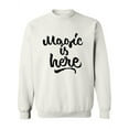 thumbnail image 1 of Magic Is Here! Sweatshirt Women - Women Sweatshirt, White, 5XL, 1 of 4