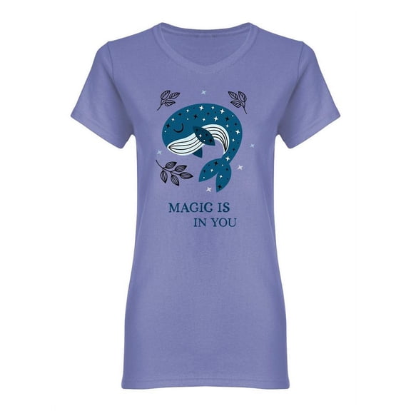 Magic Is In You Design Shaped T-Shirt Women -Image by Shutterstock, Female XX-Large