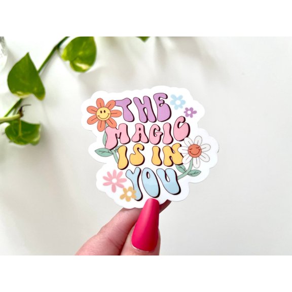 Magic Is You Inspiring Her Empowering Feminism Magical Woman Sticker