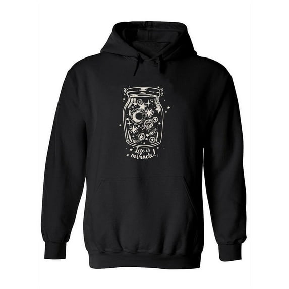 Magic Jar With Stars And Moon Hoodie Women -Image by Shutterstock, Female XX-Large