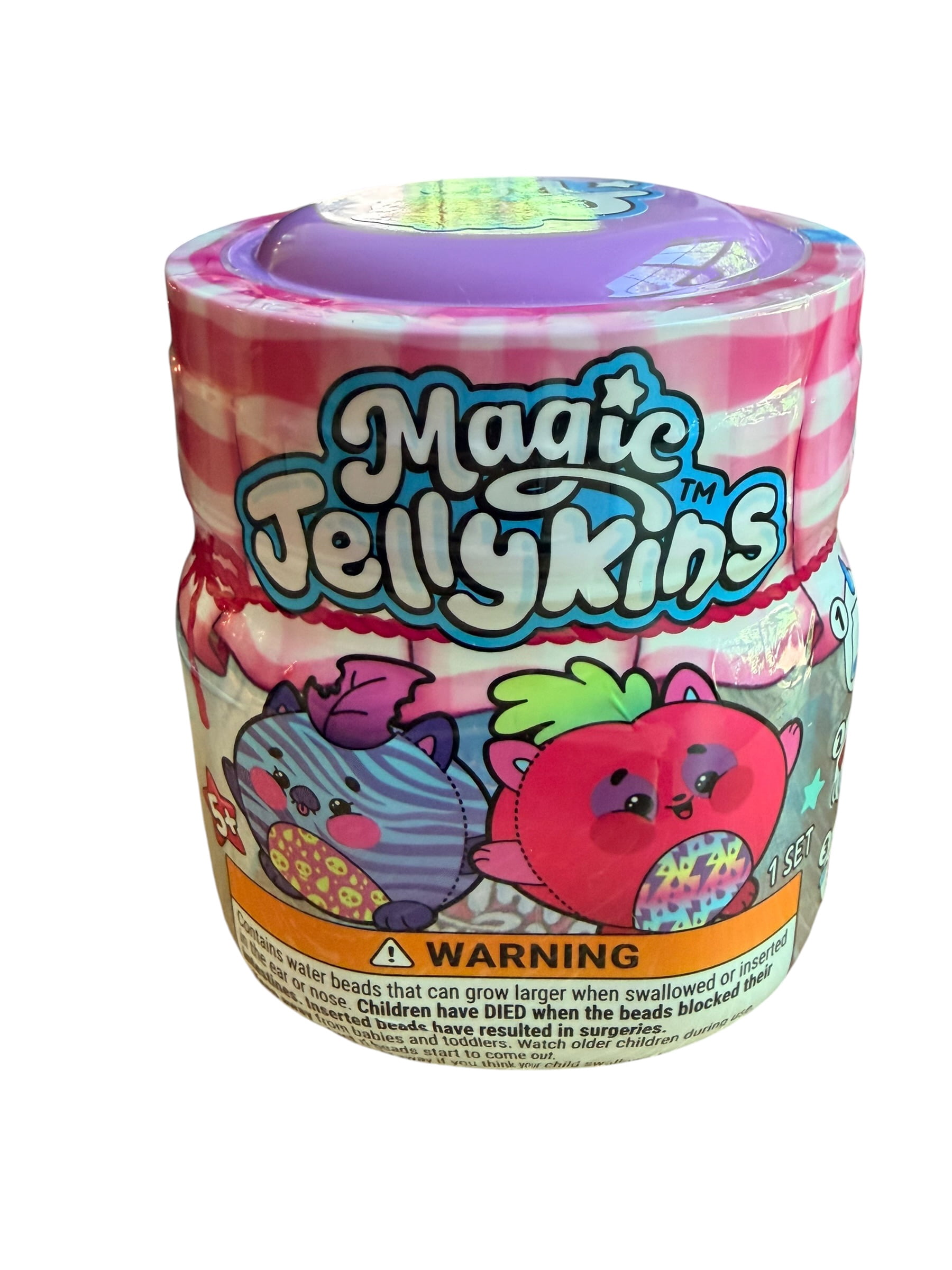 Magic Jellykins Plush Jar Mystery Jar (One Random Color Selected)