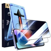Magic John 2 Pack Privacy Screen Protector for iPhone 14/13/13 Pro/16E Tempered Glass Easy Installation