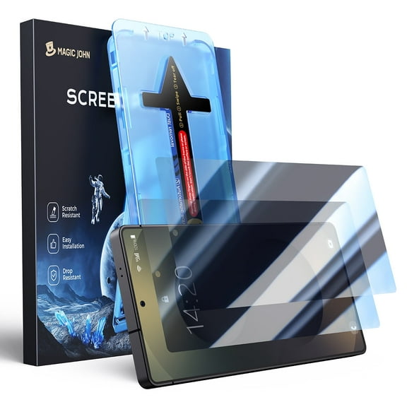 Magic John 2 Pack Screen Protector for Samsung Galaxy S25 Ultra Tempered Glass Ease of Use