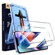 MAGIC JOHN 2 Pack Screen Protector for iPhone 13/13Pro/14/16E HD Clear Corning Tempered Glass Screen Saver Easy Installation