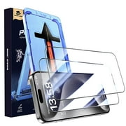 MAGIC JOHN 2 Pack Screen Protector for iPhone 15 Pro 6.1 inch Corning Tempered Glass HD Clear Screen Saver Easy Installation