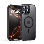 Magic John for iPhone 16 Pro Max Phone Case Compatible with MagSafe, Military Grade Drop Protection, Translucent Matte B
