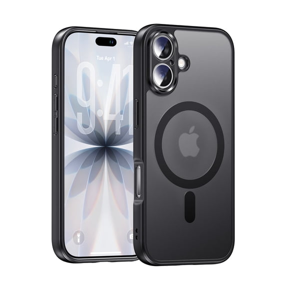 Magic John for iPhone 17 Phone Case Compatible with MagSafe, Military Grade Drop Protection, Translucent Matte Back