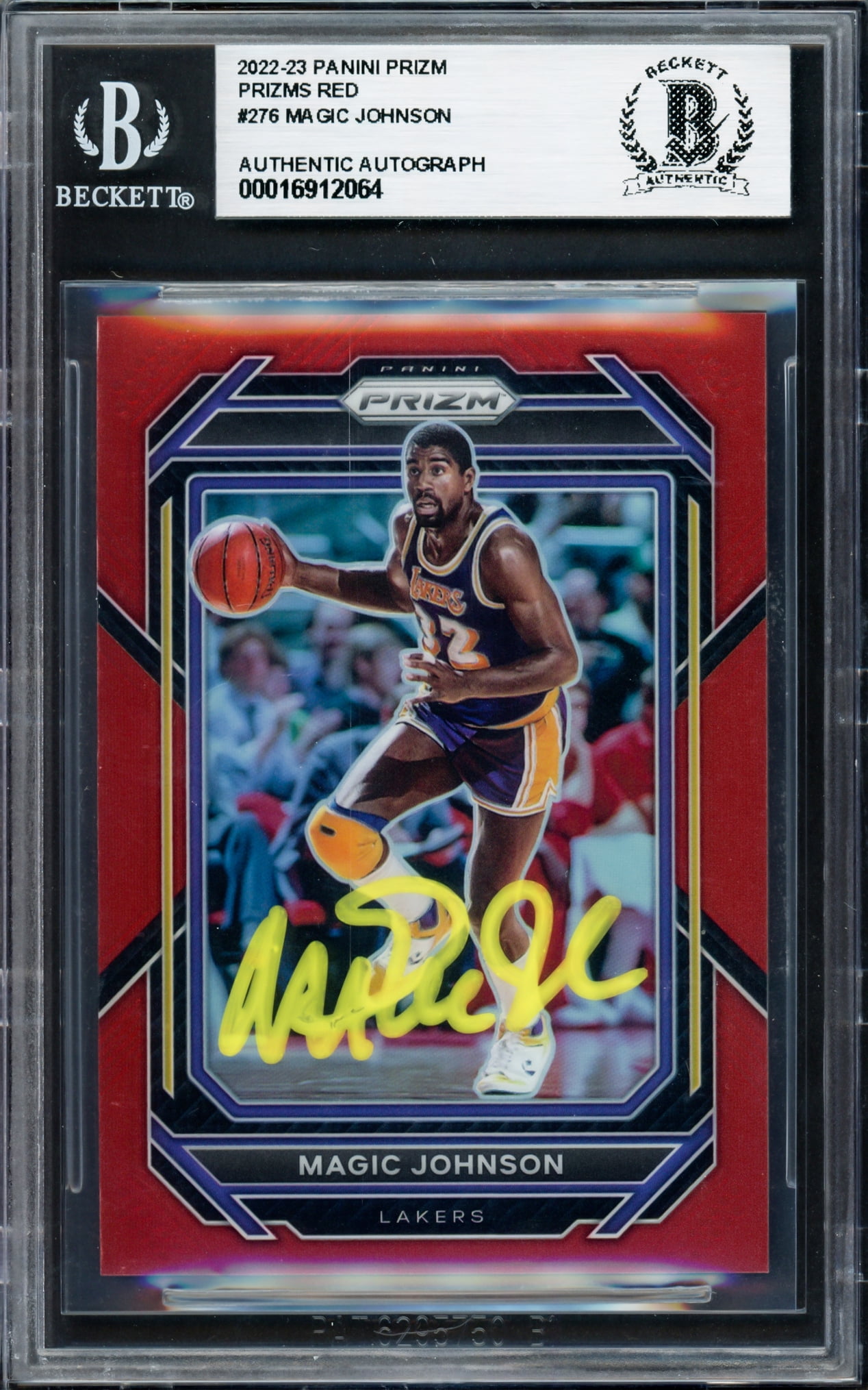 Panini Magic Johnson 細る auto /35