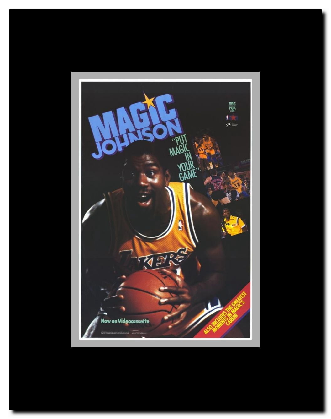 Magic Johnson Framed Movie Poster